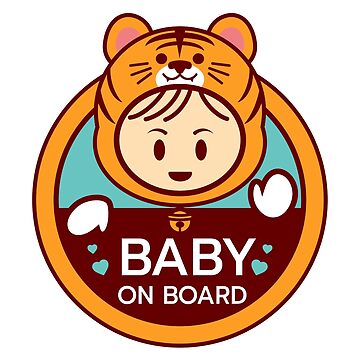 No Baby On Board! Sticker for Sale by paddingtonbeard