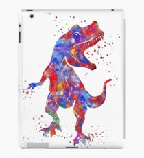 T Rex, Dinosaur, watercolor T Rex iPad Case/Skin