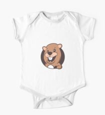 Cute Groundhog Day Apparel One Piece - Short Sleeve