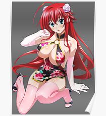 Póster chica sexy anime