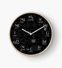 Chemie-Wanduhr Uhr