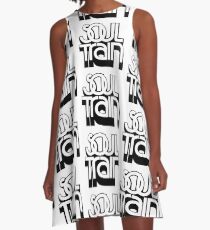 Vestido acampanado TREN DE ALMA (NEGRO)