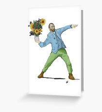 Van Goghsky Greeting Card