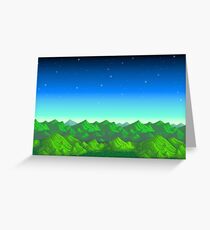 Stardew Valley - Berge Grußkarte