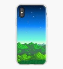 Vinilo o funda para iPhone Valle de Stardew - Montañas