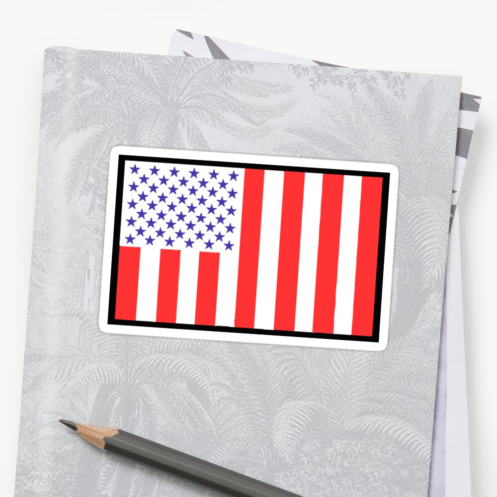 United States Civil Flag Of Peacetime 76 Sticker By Martymagus1 Redbubble