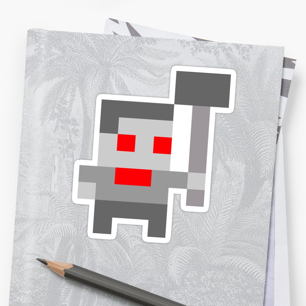 Flee The Facility Apperal Sticker By Sylventix Redbubble - dabbing noob roblox meme sticker by memestickersco