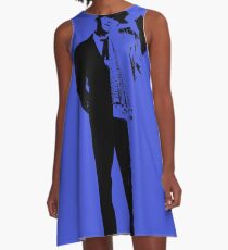 Sinatra - Ol' Blue Eyes A-Line Dress