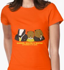 Badger, Beaver and Beaver Women's Fitted T-Shirt