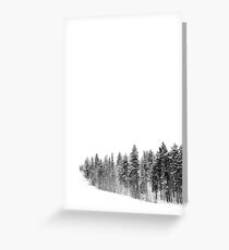 Snowy Woods Greeting Card