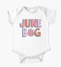 Juni Bug Onesie (Rosa) Baby Body Kurzarm