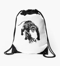 Let The Monster Out Drawstring Bag