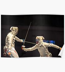 Fencing Sport Poster