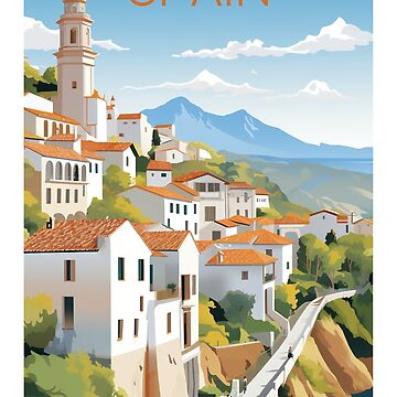 Seville Spain Vintage Minimal Retro Travel Poster | Poster