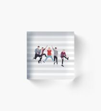 Boyband-Streifen Acrylblock