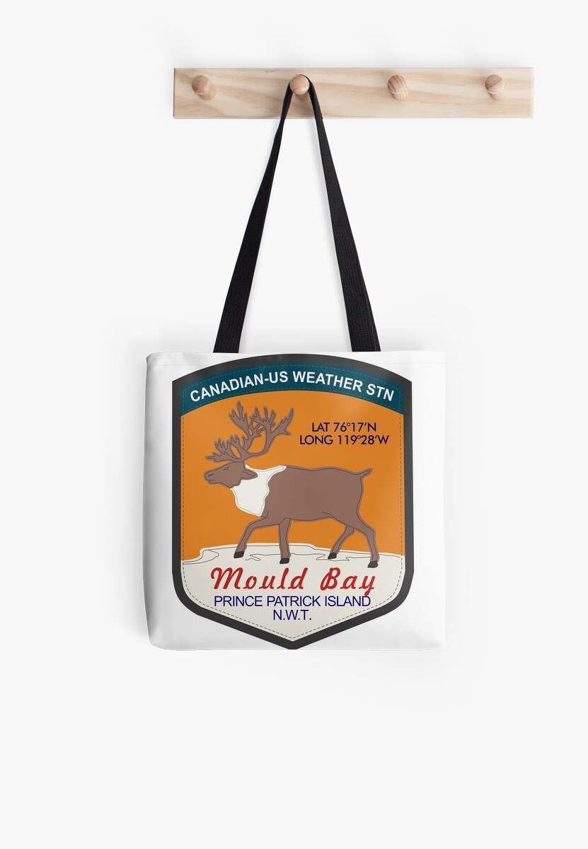 "Mould Bay Weather Station" Tote Bags by Derrick Midwinter Redbubble