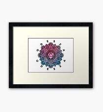 Lámina enmarcada ODESZA Mandala