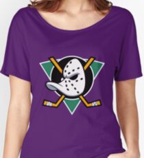 Anaheim Ducks, Hockey Women's Relaxed Fit T-Shirt