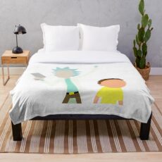 Rick and Morty Throw Blanket