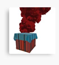 PUBG - Crate Flame Canvas Print