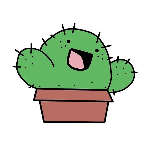 cute dancing cactus