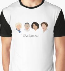 The Supremes (black text/white background) Graphic T-Shirt