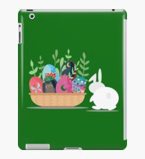 easter bunny basket iPad Case/Skin