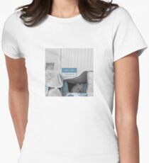 White Dog - what's the password Women's Fitted T-Shirt