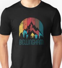 Retro City of Bellingham T Shirt for Men Women and Kids Unisex T-Shirt