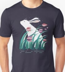 Camiseta ajustada Conejo, descansando