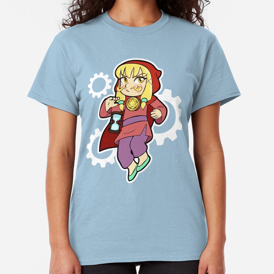 Mustache'd Girl Classic T-Shirt