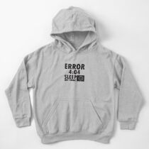 Sudadera con capucha para niños Error 4:04 - No se ha encontrado el modo de suspensión
