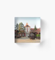 old castle eastern europe Serbia Acrylic Block