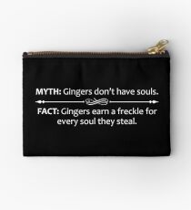 Redhead Shirts - Ginger Gifts - Gingers Don't Have Souls Studio Pouch