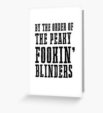 Peaky Blinders Greeting Card