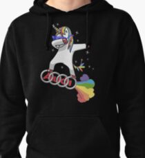 UNICORN DABBING AUDI Pullover Hoodie