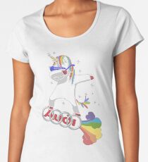 UNICORN DABBING AUDI Women's Premium T-Shirt