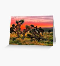 Joshua Trees Greeting Card