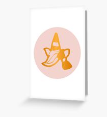 Icon Unicorn with Ribbon Greeting Card
