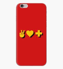 Peace, Love & Positivity - Logic Quote iPhone Case