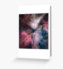The Carina Nebula Astrophotography Space Art Greeting Card