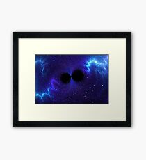 Schwarze Löcher Gerahmtes Wandbild