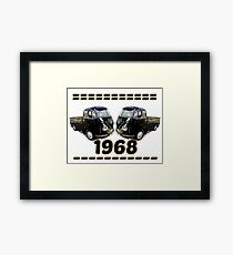 1968 volkswagen Framed Print
