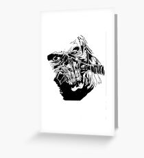 Masked Madness Greeting Card