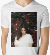 Lana Del Rey T-Shirt mit V-Ausschnitt