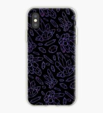 Amethyst Kristalle iPhone-Hülle & Cover