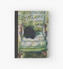 Natasha in the Chartreuse Chair Hardcover Journal