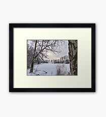 Frozen Pond Framed Print