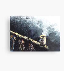 Friedenspfeife Metalldruck