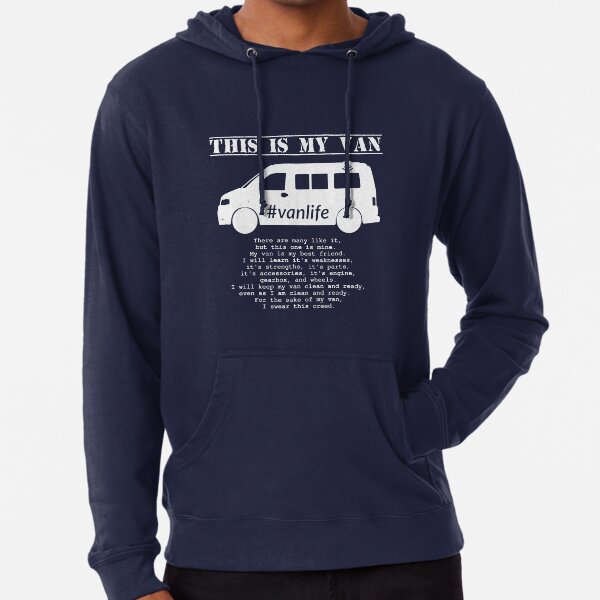 Vanlife Creed - VWT5 Lightweight Hoodie